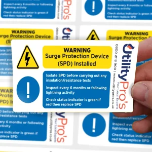 Custom Surge Protection Labels