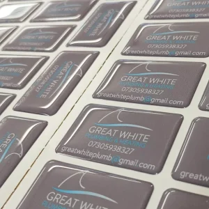 Domed Stickers