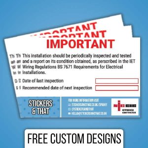 Custom Electrical Inspection Labels