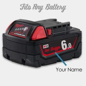 Milwaukee Battery Stickers