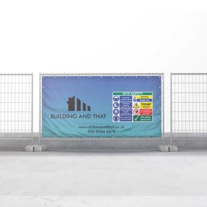Heras Fence Banner